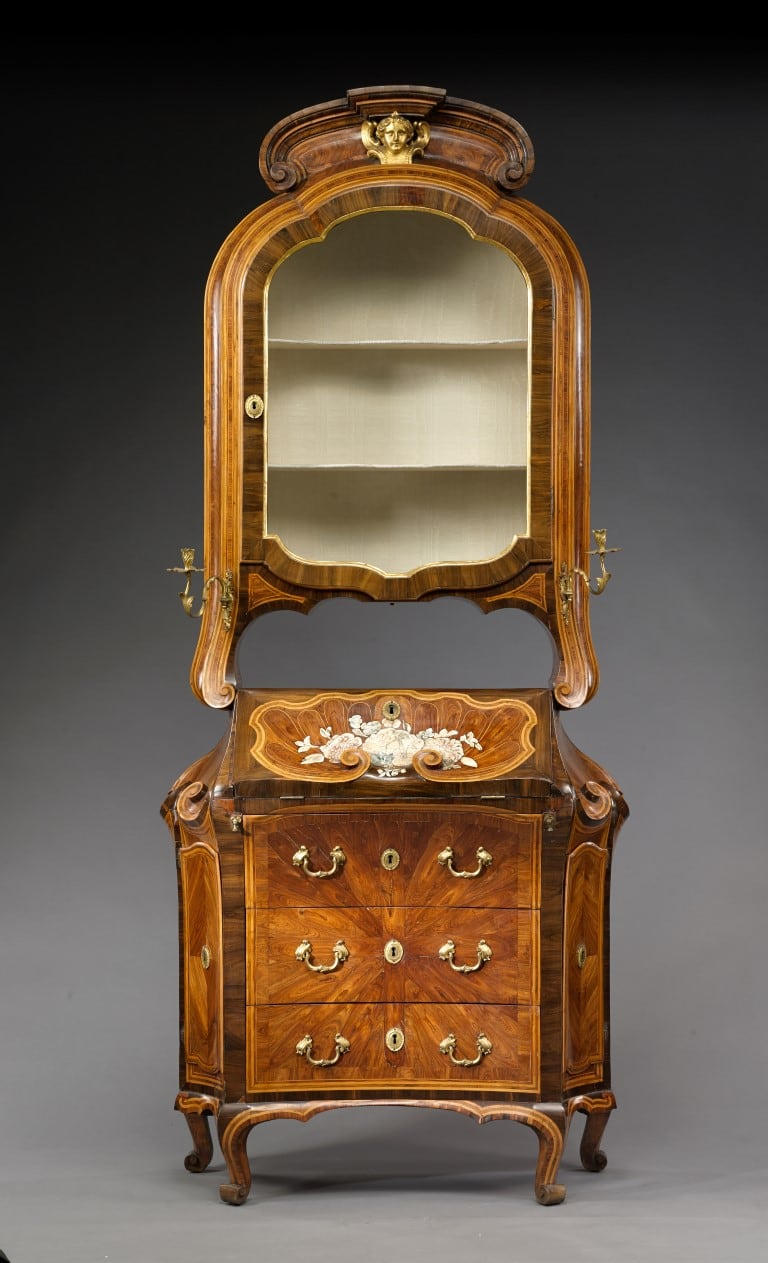 Trumeau with gilded bronze appliques